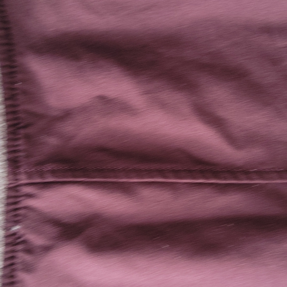 LOFT womens top with pockets, soft front, flowy back fabric, Plum Burgundy  XS - Picture 8 of 12